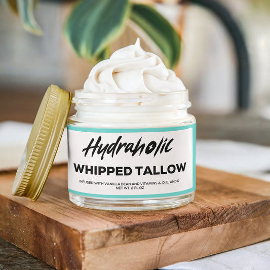 Whipped Grass-Fed Tallow Balm with Vanilla Bean
