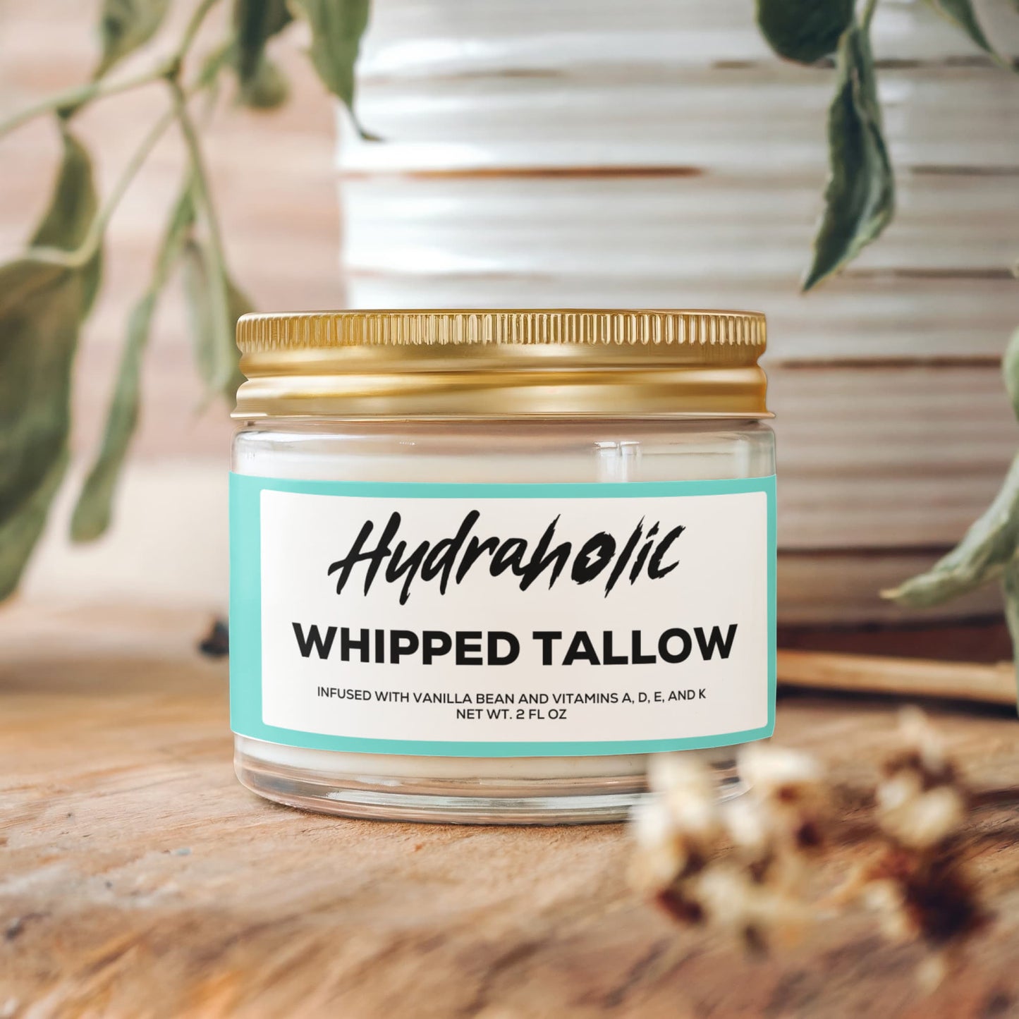 Whipped Grass-Fed Tallow Balm with Vanilla Bean